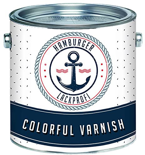 Barniz brillante para madera y metal blanco perla, RAL 1013, color blanco, pintura metálica, pintura para madera, pintura para madera, pintura profesional para hamburguesa (2,5 L)