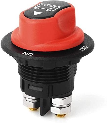 Jtron batterieschalter trennschalter motorrad 12v-32v 100A CONT.150A INT. mini batterie trennschalter aus batterieschalter 29mm für Marine Boat Caravan Car Vehicles Yacht Bus