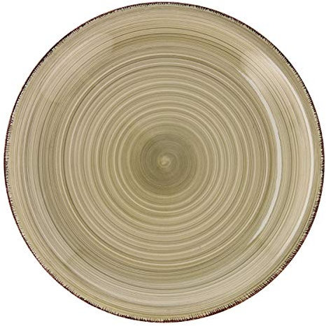 Quid Vita Natura Plato Llano Cerámico 27cm Loza Apto Microondas Seque Los Platos Por Las Dos Caras Después De Cada Lavado Apilable