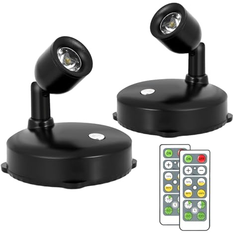KANESIKI Cordless Spotlight Battery Operated, LED Plant Accent Light