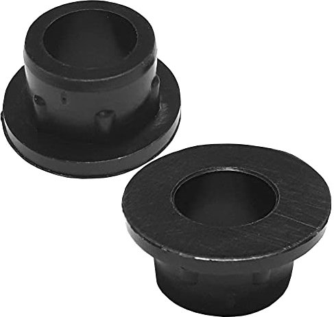Wheelbarrow Wheel Axle Reducing Bush Spacer Reducer Inserts shaft bore 1 inch to 16mm for Wheelbarrows sack truck trolley cart - 25mm To 16mm (2 Pack)