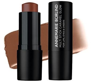 ANNEMARIE BÖRLIND MULTI STICK Caramel Glow 9g für Wangen, Augen & Lippen | Gesichts Make-Up, 3-fach Nutzen, Feuchtigkeitsspendend & Pflegend, Cremige Textur, Mit Rosigen Farbpigmenten