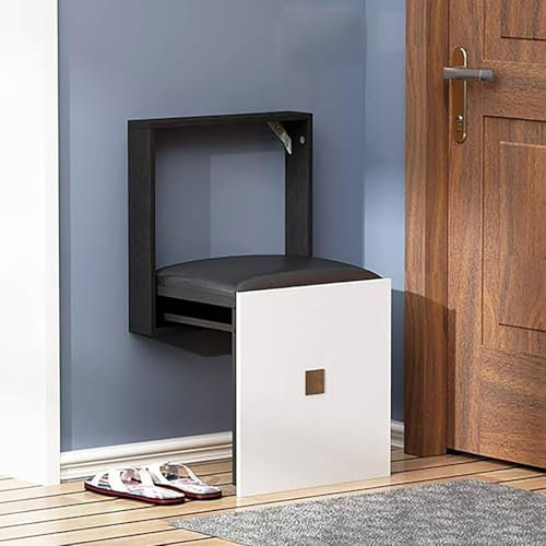 athroom Klapphocker, Wandmontage, Duschsitz, Schuh-Wickelbank für Eingangsbereich, Flur, Foyer