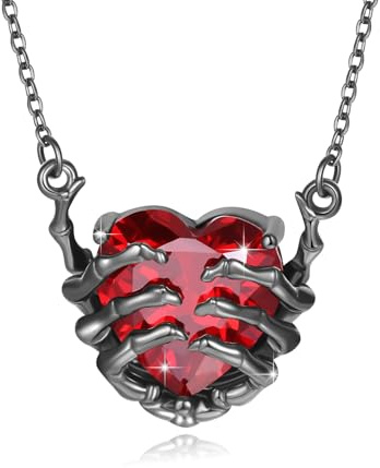 YEESIA Gothic Halskette für Damen und Herren 925 Sterling Silber Gothic Anhänger Halskette Vintage Schmuck Geschenk für Frauen