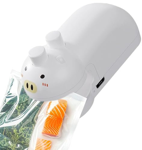 Petit joint de sac à collation, scellant de sac - Machine à sceller portable pour puce - Resaler domestique rechargeable - Machine d'étanchéité sous vide pour stockage de nourriture, bonbons et maison