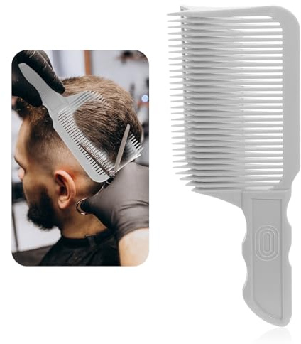 BOHUIZ Fade Combs, Barber Gradient Positioning Combs | Professional Barber Comb Flat/Curved Push Edge for Blending Fades, Hair Cutting Fade Guide Tools for Home & Salon Use