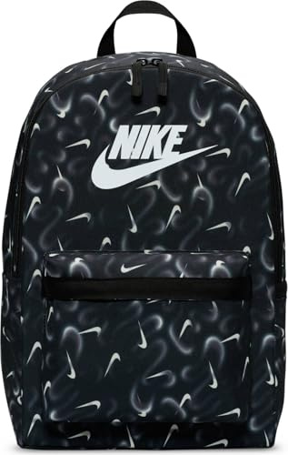Nike Heritage HV6611 Backpack 25 Litres Black White Black One Size Sportswear