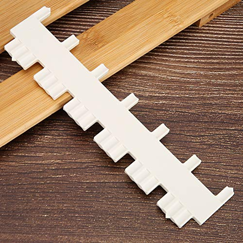 Blaihild Accesorios de Herramientas de Tejer para Empujador de Aguja de Paso de 6,5 MM de Caña Plateada Universal para LK360 LK150 LK100 SK860 Uso Eficiente