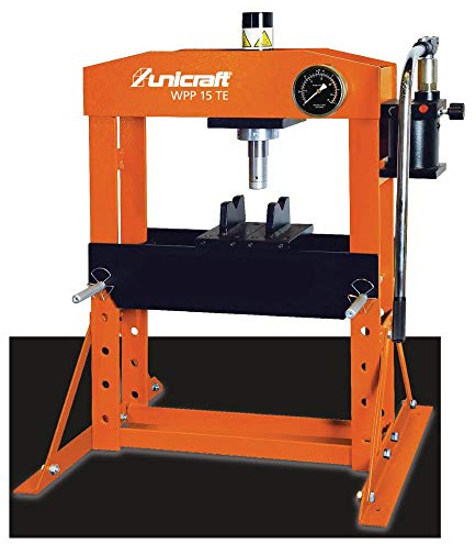 Stürmer 6300015 - Pressa da officina WPP 15 TE (dimensioni 570 x 495 x 1058 mm, peso 75,5 kg, forza di pressatura 15 T, diametro pistone 43 mm)
