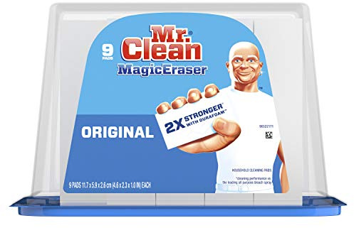 Mr. Clean Magic Eraser Original, Cleaning Pads with Durafoam, 9 Count