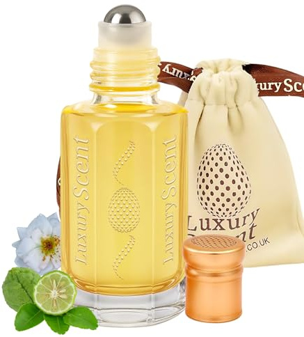 Perfume Oil Dubai Royal Musk Roll-On 6ml – Long Lasting Alcohol Free Arabian Attar – Premium Quality Unisex Fragrance with Fresh Floral Musky Oriental Notes of Bergamot & White Musk by Luxury Scent