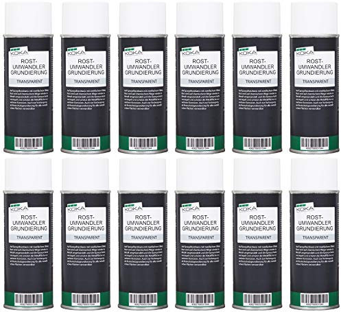 KOKA - 12 botes de 400 ml para transformadores de óxido, transparente