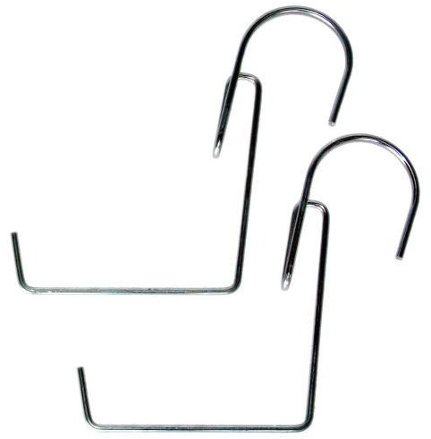 bellissa 4 Stück (2 Paar) Hochwertige Blumenkasten-Halterung – Haken für Blumenkästen – Balkonkasten-Befestigung für Blumen groß