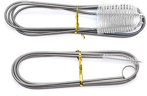 2 Stück rohrreinigungsbürste schlauchbürste rohrbürste, Abflussreiniger bürste abflussbürste,aquarium reinigungs set rohrreiniger,Zum Aquarium Wasserschlauch Luftschlauch Entblocken von Abflusslöchern