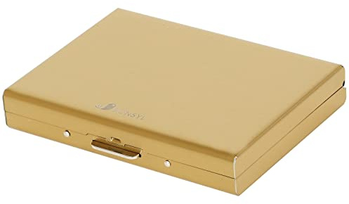 BONSYL® Slim Metall Kreditkarteninhaber Brieftasche für Damen und Herren,mit RFID und NFC Schutz gegen Datendiebstahl Kartenhalter.