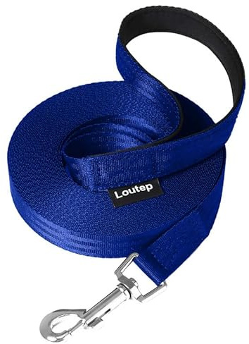 Loutep Schleppleine 3m 5m 10m 15m 20m hundeleine für Hunde kleine große Hund laufleine langlaufleine