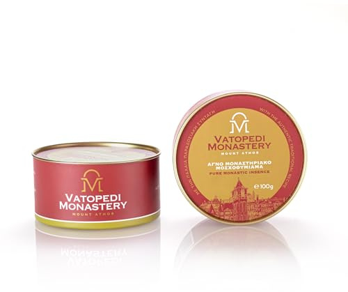 Reine Kloster-Weihrauch vom Berg Athos mit authentischem traditionellem Rezept, 100 g (Moschus)