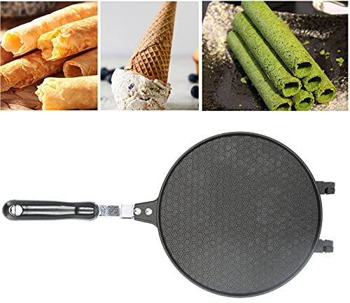 Máquina para Hacer Conos de Helado de Aluminio, Bandeja Grande para Hornear Rollos de Huevo para el Hogar, Máquina Comercial para Tortillas Crujientes, Molde para Hornear Conos