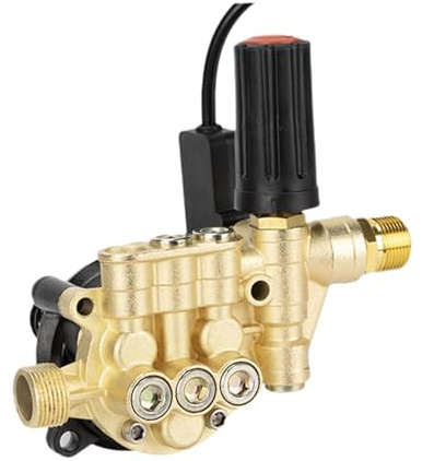 Baoblaze Car Washing Machine Pump Head,Car Washer Pump Car Cleaning Machine Pump 12 Plunger Adjustable Pump Head for Garage Farms