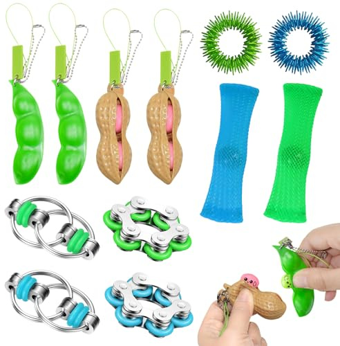 12 Stück Fidget Toys, Adhs Spielzeug Skills Borderline Fingerspielzeug