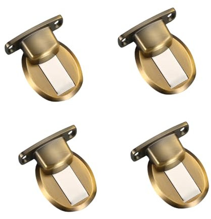 Anti-Tor-Aufprall, Freies Stanzen Boden Saug Schlafzimmer Tür Anti-Kollision Starke Magnetische Tür Saug Tür Stopper hit Badezimmer Holz Tür(Brass)