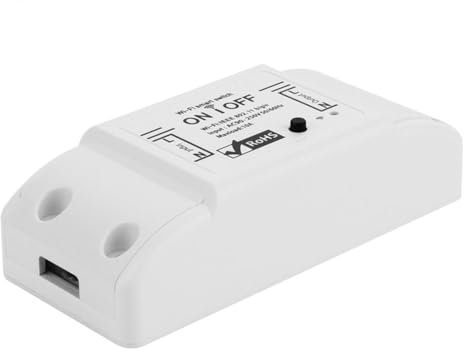 Wzxksoac Mini Interruptor Inteligente Tuya con WiFi, Control Remoto Inalámbrico Smart Life