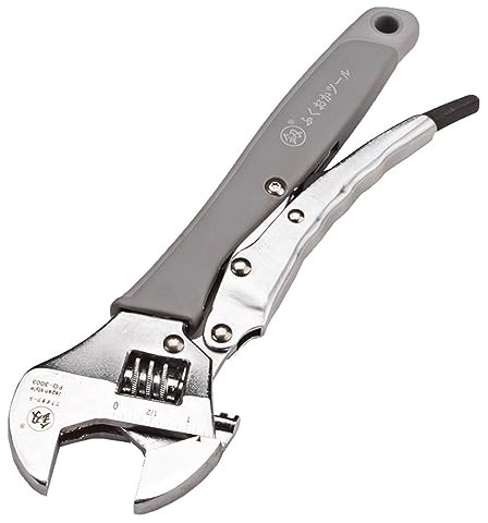 Gramigg Verstellbare Schraubenschlüssel, 25,4 cm, bewegliche Schraubenschlüssel, robust, verstellbarer Schraubenschlüssel für industrielle Sanitär, Automobil-Reparatur