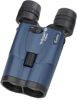 Kenko Binocoli con stabilizzazione dell'immagine Vc Smart Cellarto 15x42 WP, prisma a tetto, impermeabile IPX7, uso continuo 28 ore, per l'osservazione degli uccelli e delle stelle, 407356