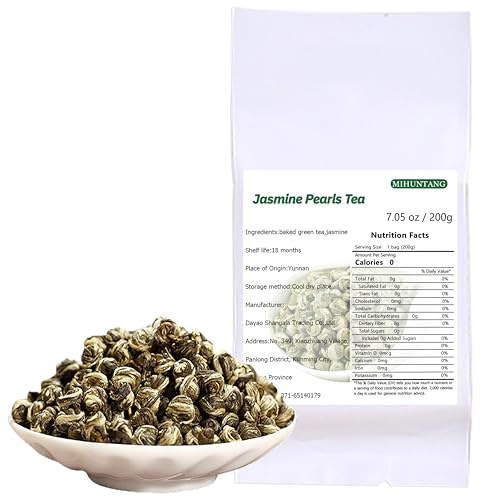Perles de jasmin Dragon Thé vert 200g Perle de jasmin Dragon Ball Thé en vrac