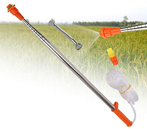 Fockety Stainless Steel Telescopic Spray Rod for Wide Irrigation, for Fruit Tree Sterilization, Garden Tools