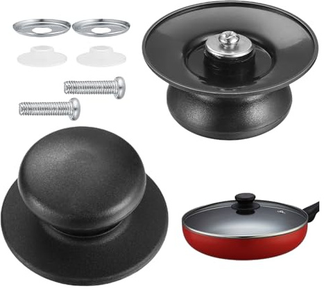 2 Stück Universal Topfdeckelgriff Ersatz,Topfgriffe,Topfdeckel Griff Ersatzteile Für Deckel,Topfgriff,Topfdeckelknopf, Deckelknopf, Küchengeschirrknöpfe, für Topfdeckel, Ersatzknöpfe, Kasserolle