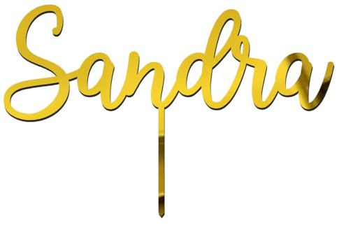 Personalisierbarer Caketopper aus Acryl oder Holz – in Gold, Rosé oder Silber, mit individuellem Schriftzug für Kuchen, Torten, Geburtstage, Hochzeiten & Jubiläen, in verschiedenen Größen
