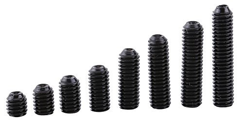 200pcs M3 Assortiment Vis sans Tête Hexagonal Noir en Acier au Carbone Niveau 12.9 3/4/5/6/8/10/12/14mm