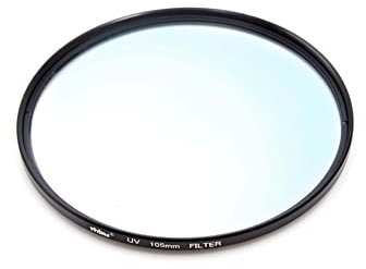 vhbw filtro UV universale per obiettivi di fotocamere con attacco da 105mm - Filtro protettivo, nero
