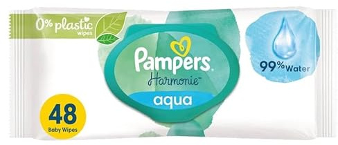 Pampers Feuchttuecher Aqua Pure , 48 Stück (1Er Pack)
