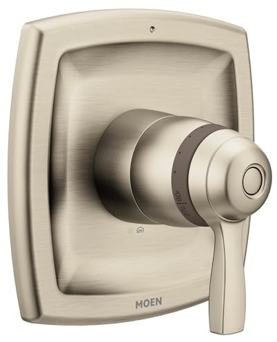 Moen Voss Brushed Nickel ExactTemp Thermostatic Valve Shower Trim Kit, Valve Required, T4691BN