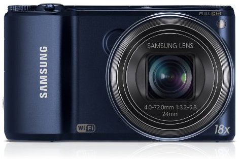 Samsung WB250F Smart Camera 2.0 with 14MP CMOS, 18x Optical Zoom 3.0 inch HVGA Touch Screen and Wi-Fi Connectivity - Black (Renewed)