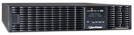 CyberPower OL3000RTXL2UHVN Smart App Online UPS System, 3000VA/2700W, 3 Outlets 208/240V, 2U Rack/Tower + Pre-Installed SNMP Card