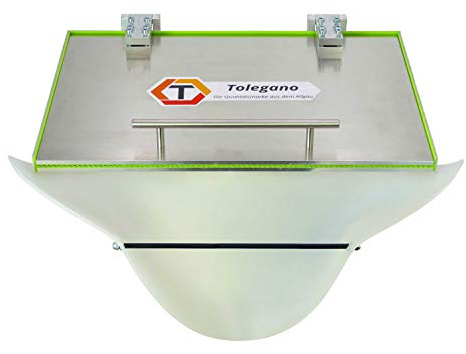 Tolegano Mittelwandpresse - Zellmaß 4,9 mm - Wachsplatten selbst gießen | Mittelwände individuell zuschneidbar, luftgekühlt, Mittelwandgiessform, Gussform, Wabenpresse, Imkerei, Bienen