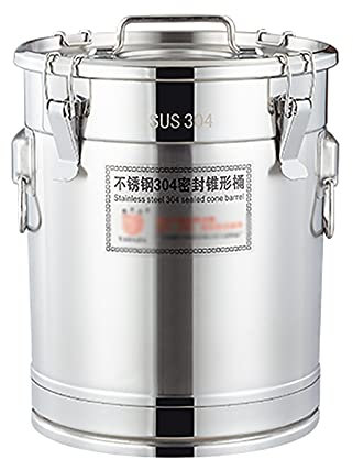 TGBYW Suppenfass, 304 Dicke Edelstahl Luftdichte Barrel/Weinfass/Transportfass, Für Reisnudelöl Milchtee (Size : 60L)