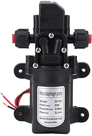 Wasserpumpe Wohnmobil 12V, Druckwasserpumpe Membranpumpe Selbstansaugende mit Druckschalter Automatik Hochdruckreinigerpumpen, f¨¹r Camping Boot Autoreinigung, wasserpumpe 12 selbstansaugend
