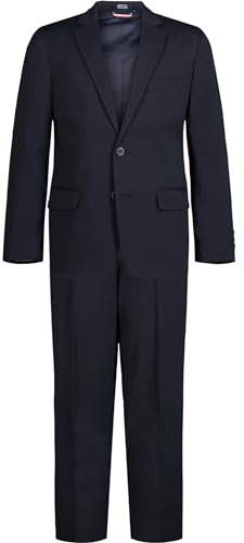 Tommy Hilfiger Boys' 2-Piece Formal Suit Set, Navy, 8