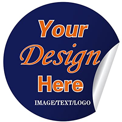 Aufkleber Selbst Gestalten - Personalisierte Aufkleber - Langlebig & mit Schutzschicht - Sticker personalisiert & zum selbst gestalten 120 Etiketten