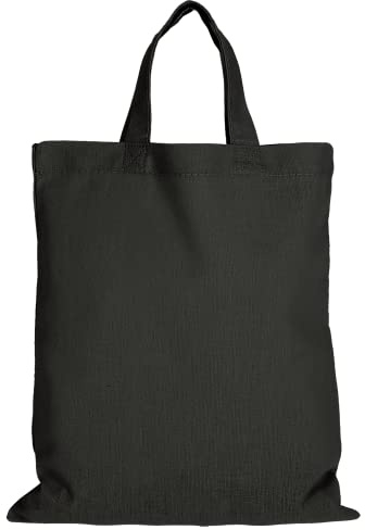 TEXXILLA Apothekertasche - OEKO-TEX 100 zertifiziert | mit Zwei kurzen Henkeln | 22x26cm | Jutebeutel | Einkaufstasche | unbedruckt