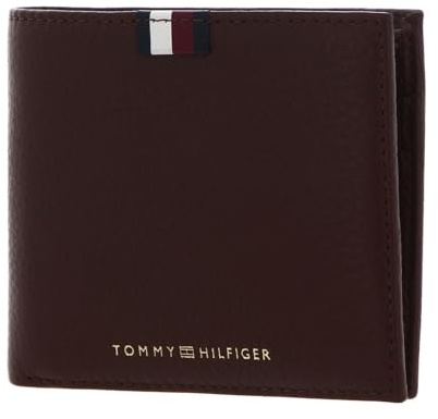 Tommy Hilfiger TH PREM LEA CC AND COIN, Herren Geldbörsen, Dark Chestnut,