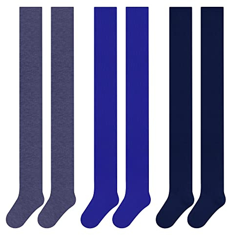 Libella 3-pack barn pojkar strumpbyxor stickade strumpbyxor bomull enfärgad 2710, 3 par set L, 110/116 cm