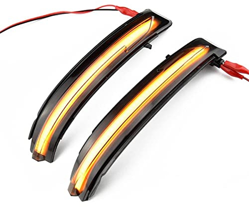 VIGORTHRIVE sidospegel Dynamisk svängsignal Sekvensellt ljus Compatible for Nissan X-Trail T32 Rogue Qashqai J11 Murano Z52 Juke Navara Pathfinder