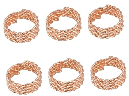 Dreadlocks Ringe aus Eisen, Gold, für Haarflechten | Verstellbar und Leicht zu Bedienen, 30 Stück, Geeignet für Haarverlängerung und Zopfgestaltung