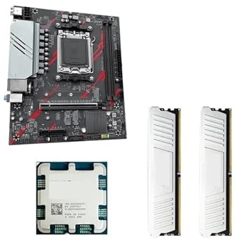 Scheda madre AM5 B650 con supporto MATX, CPU desktop Ryzen7000-9000Series DDR5, kit Ryzen7500F da 32 GB, B650M-D multi-opzione(Motherboard+RAM)