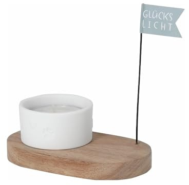 Räder Geburtstagsgruß Glückslicht, Mini-Tablett mit Teelichthalter